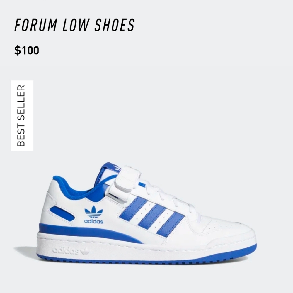 Adidas forum low shoes